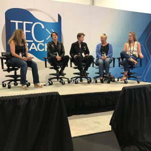 Kim on the TEC Women in Audio panel