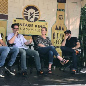 Kim on the Vintage King, Nashville Gear & Beer Fest Panel