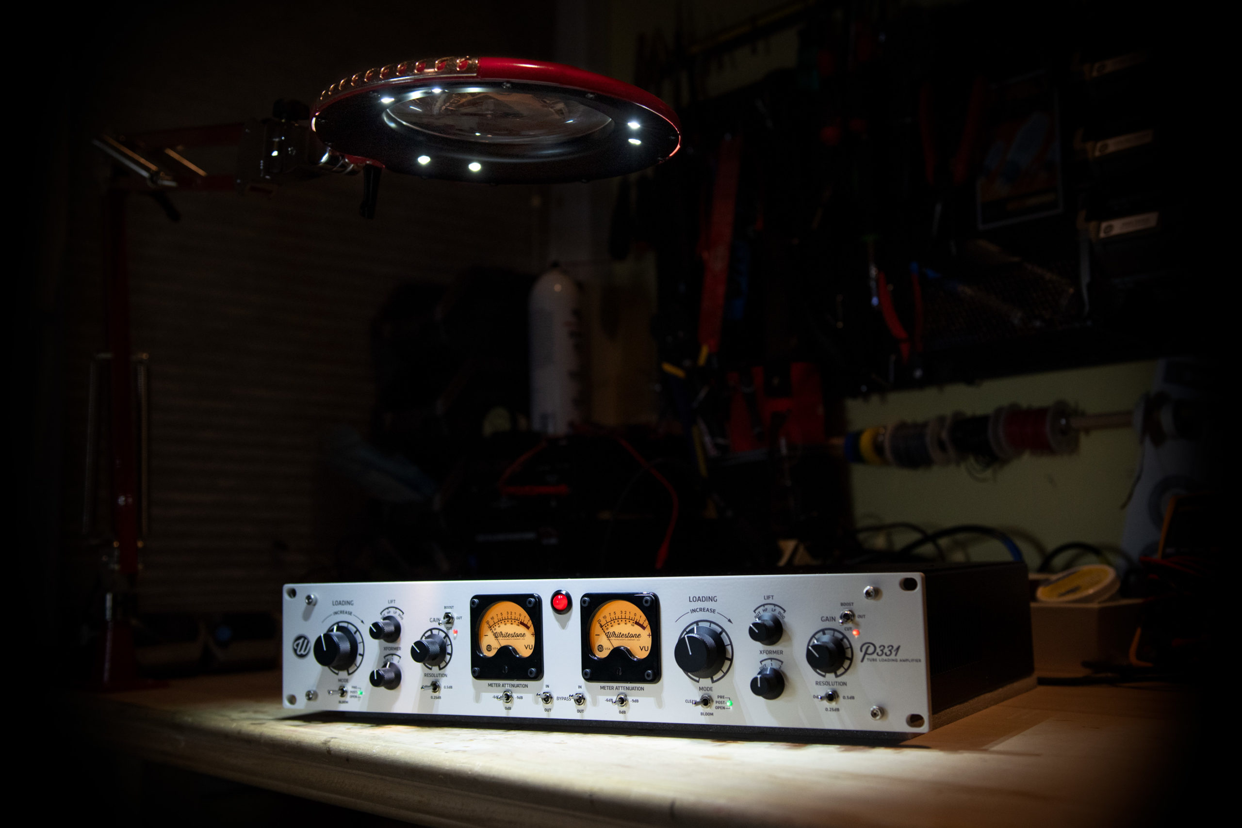 Whitestone® Audio Instruments P331 on Desk